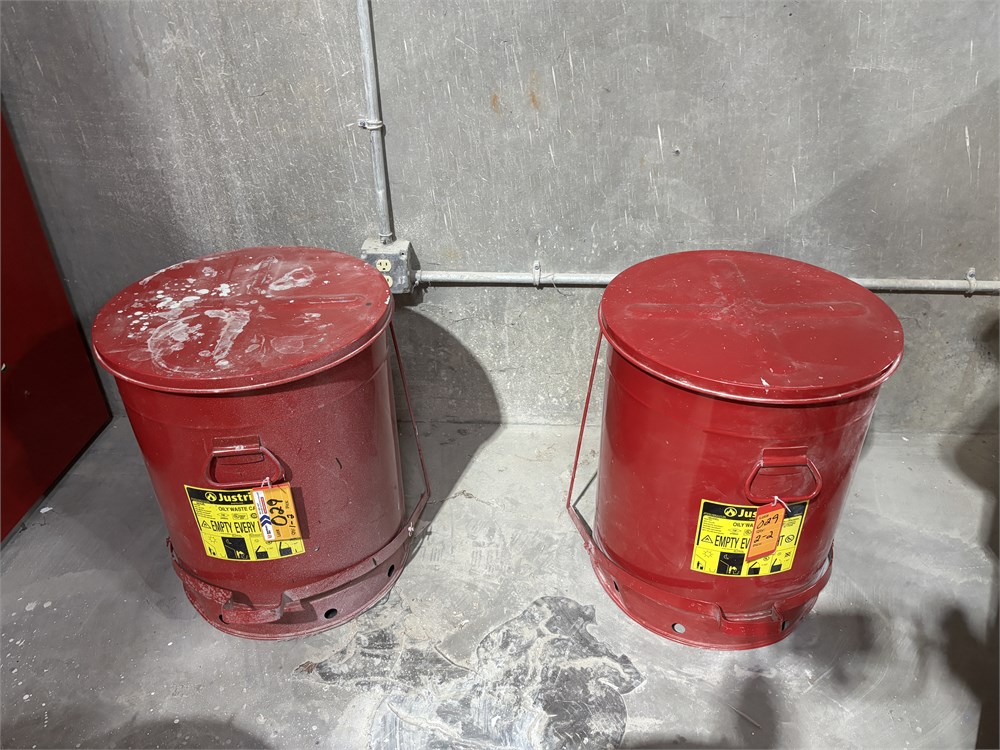 Justrite Oily Waste Can (Qty 2)