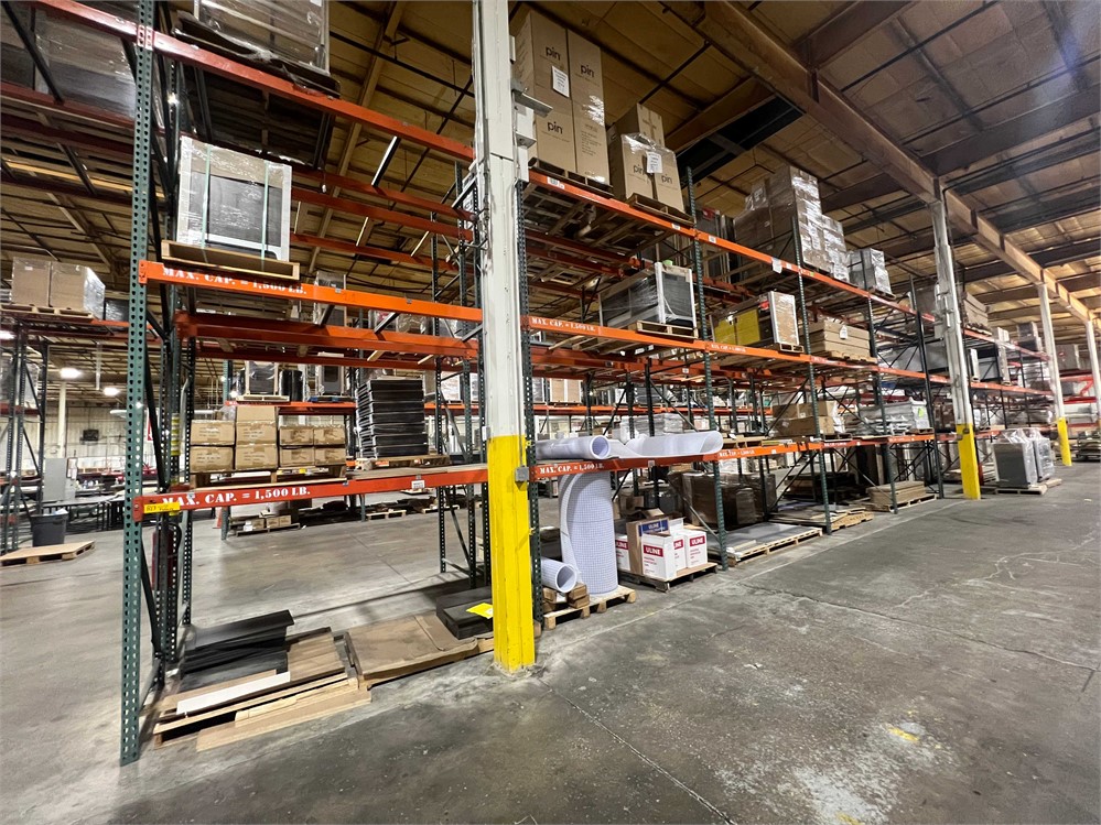 Pallet racking 5 sections