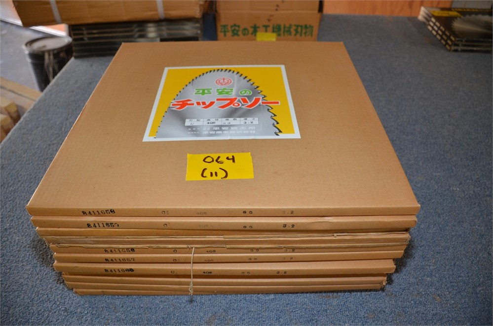 Heian "Tip Saw "405 x 80 x 3.2" Saw Blades - New in Box - QTY (11)