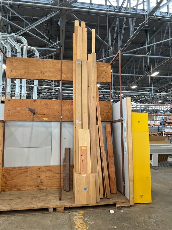 Lumber in Rack - No Rack - as pictured