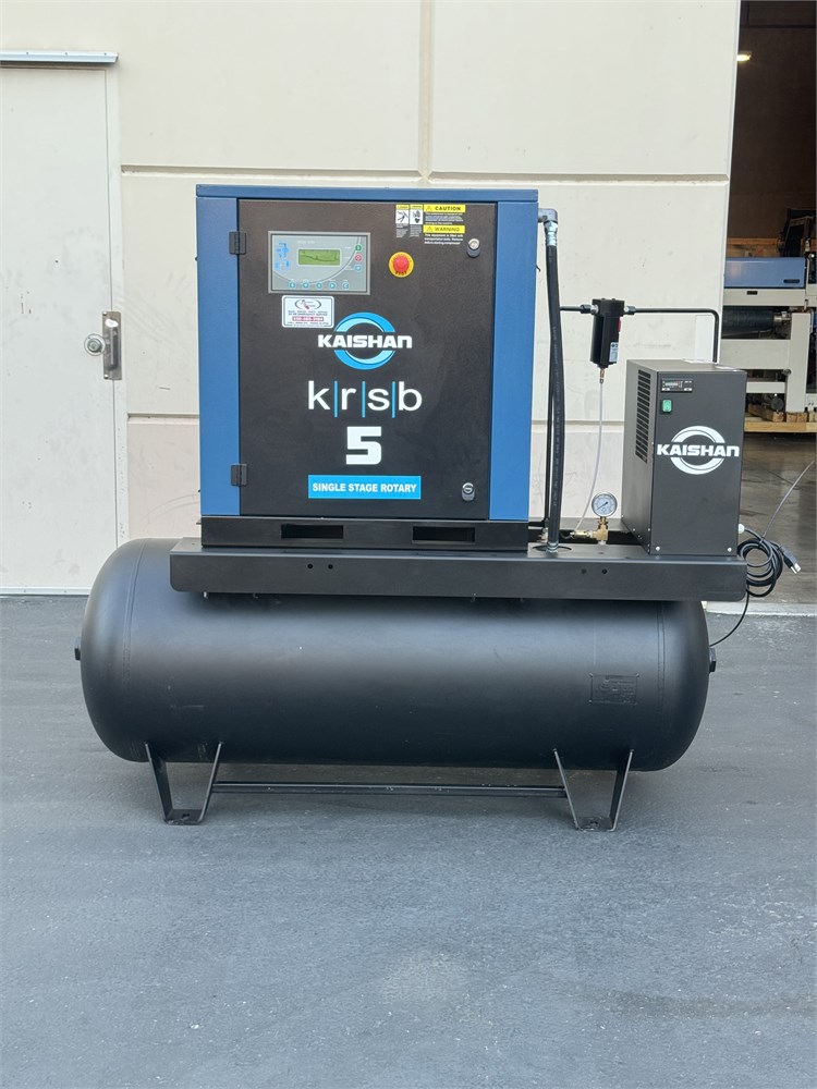 Kaishan "KRSB-5" Rotary Screw Air Compressor, 5HP, (2024)