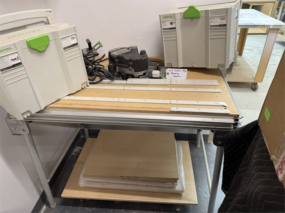 Festool KA65 Contour Edgebander, Trim Station & Table