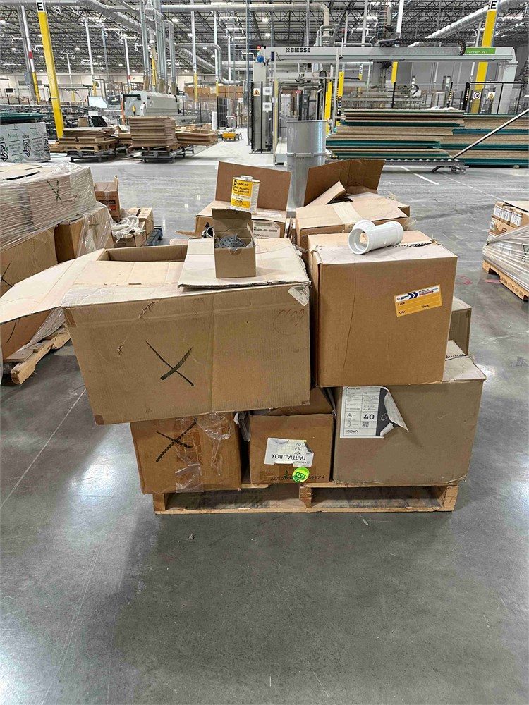 Pallet of Construction & Plumbing Hardware