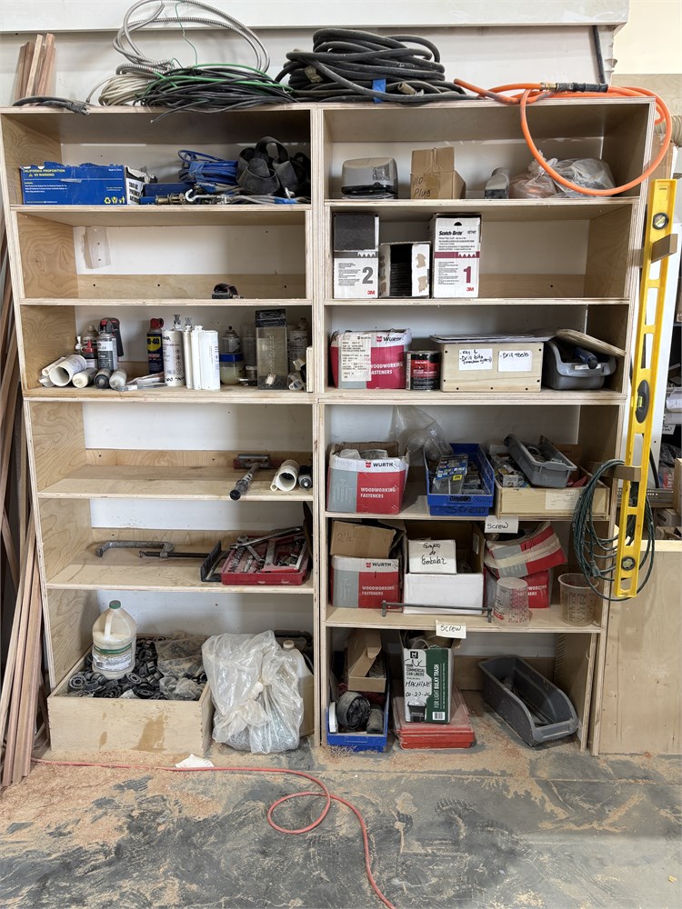 Storage Shelf w/Contents