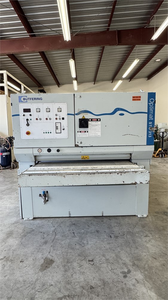 Butfering "STO 313RRL" 3-Head Widebelt Sander