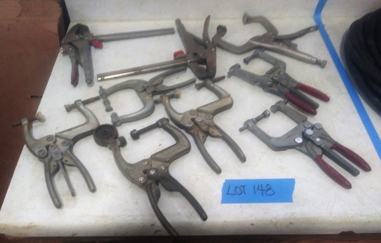 LOT# 148  DESTACO CLAMPS * LOT OF APPROX 13