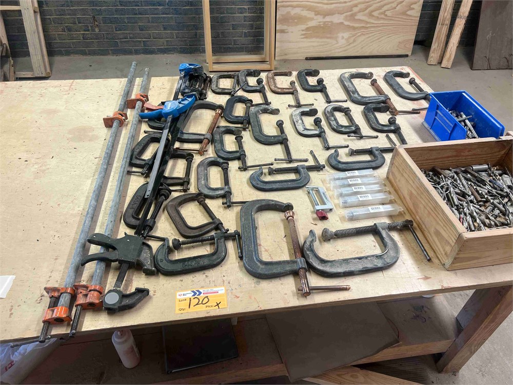 Lot of Various Clamps
