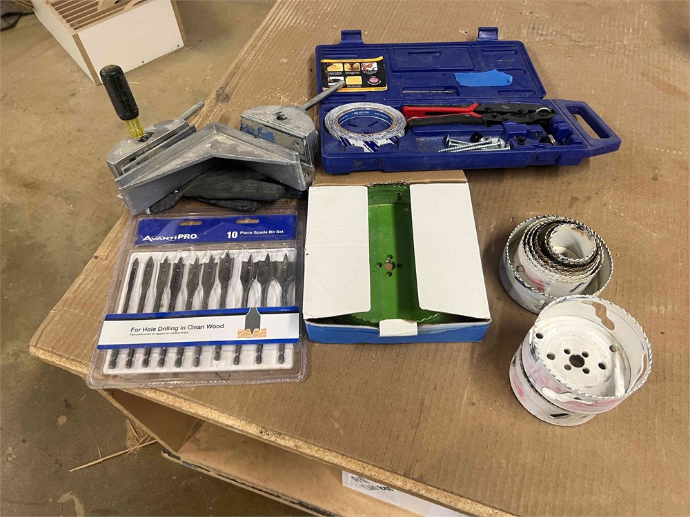 Hole saws, drill bits, & Misc