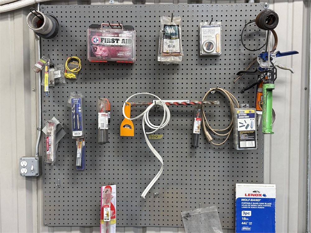 Contents of Pegboard