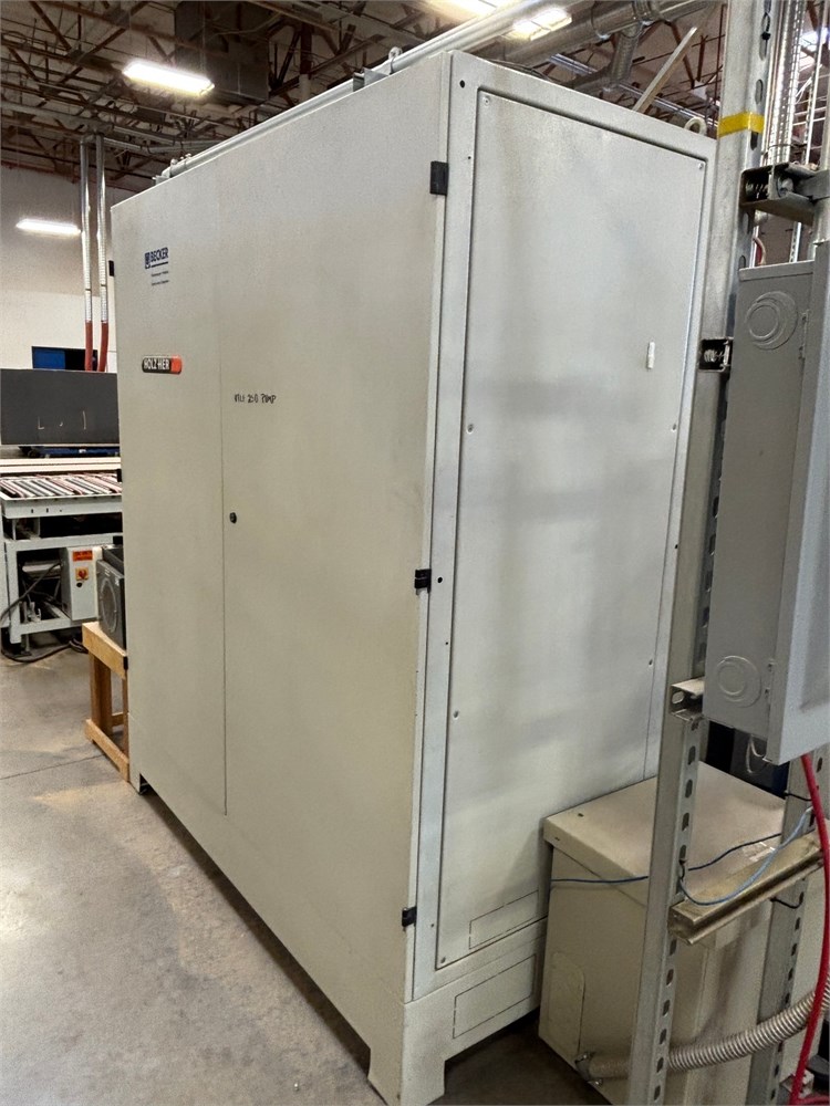 Two (2) Becker Vacuum Pumps with Cabinet