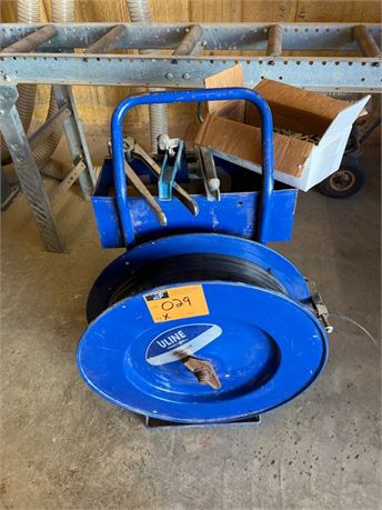Uline Banding Cart & Tools - as pictured