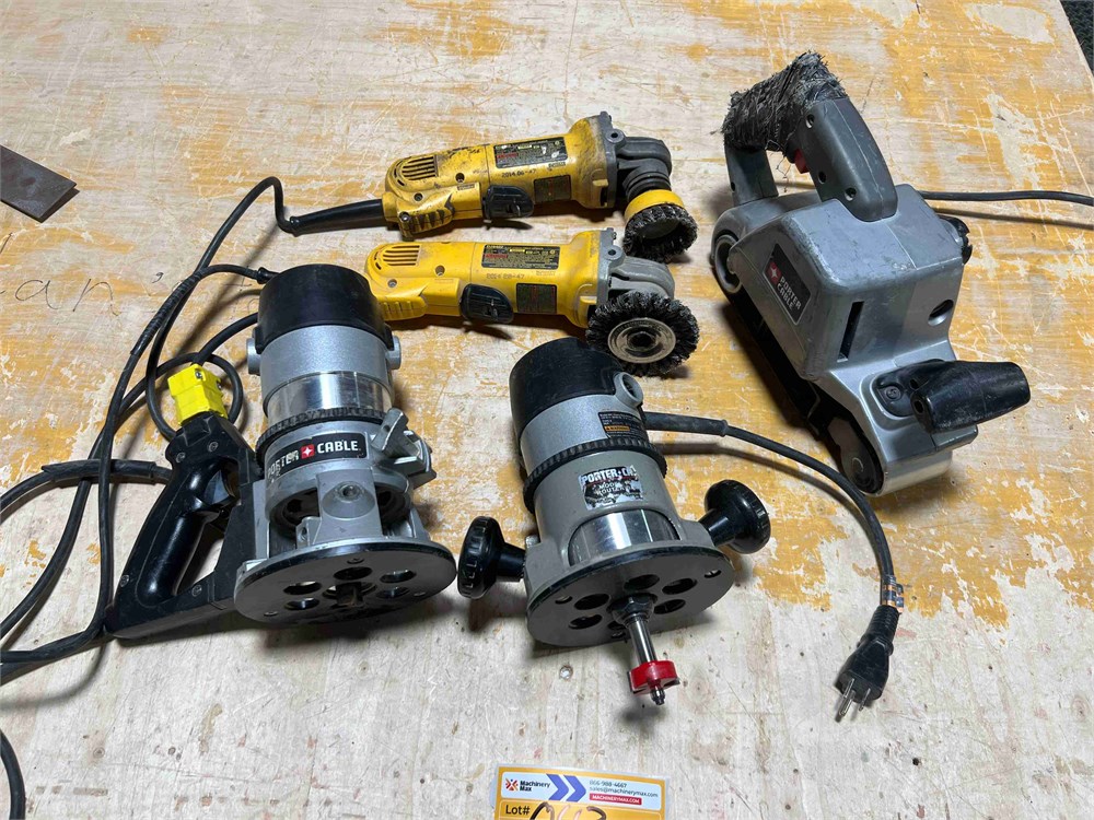 Routers, Sander, Grinders