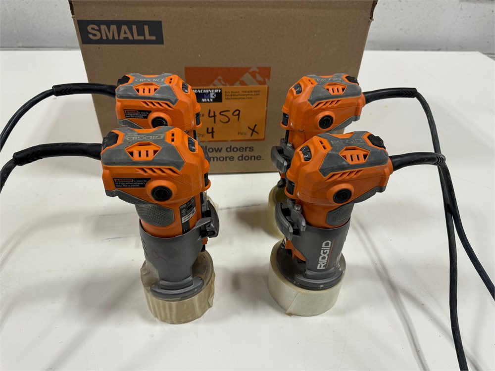 Lot of Ridgid Hand Routers - Qty (4)