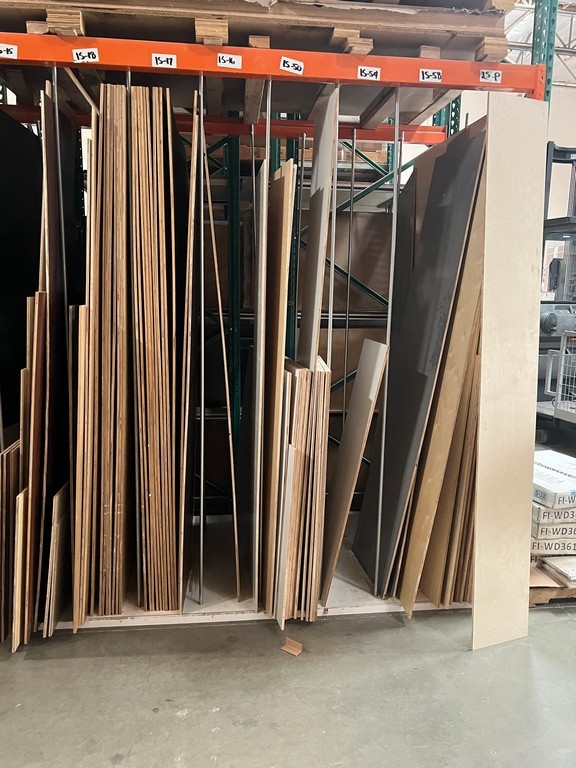 Assorted Plywood and Particleboard Panels