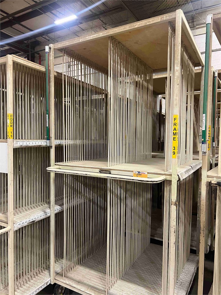 Lot of Sorting Carts