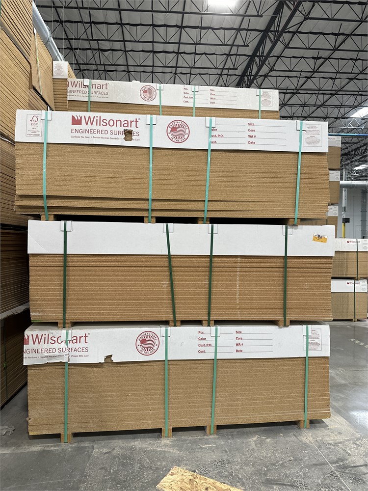 (3) Bundles of Wilsonart Particleboard Panels
