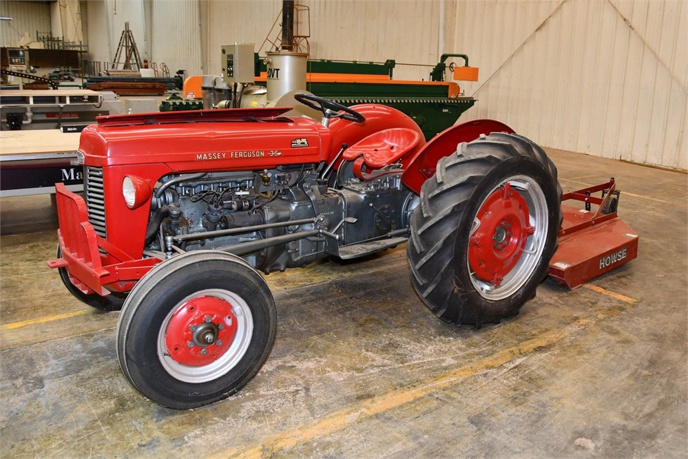 Massey Fergeson "TO 35" Tractor with bush hog