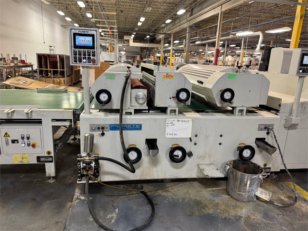 Foshan Purete "PRT-F3113" 3-Station Roll Coating Machine