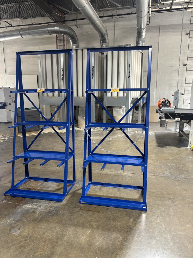 Blue Shelf Units - Qty (2)