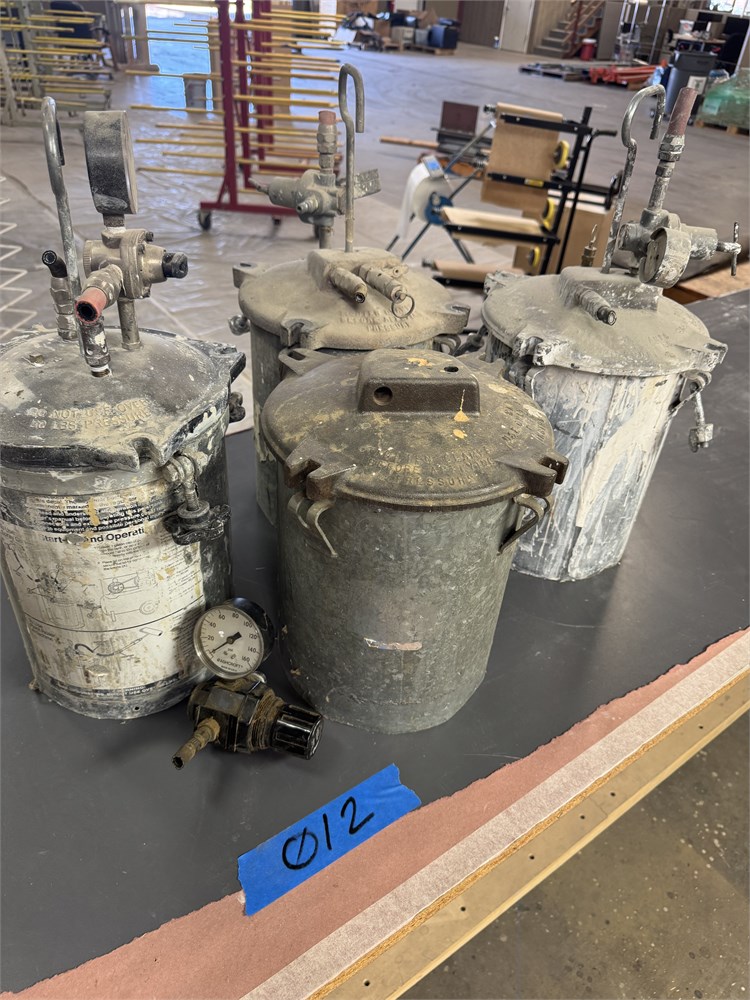 LOT OF PRESSURE POTS (QTY 4)