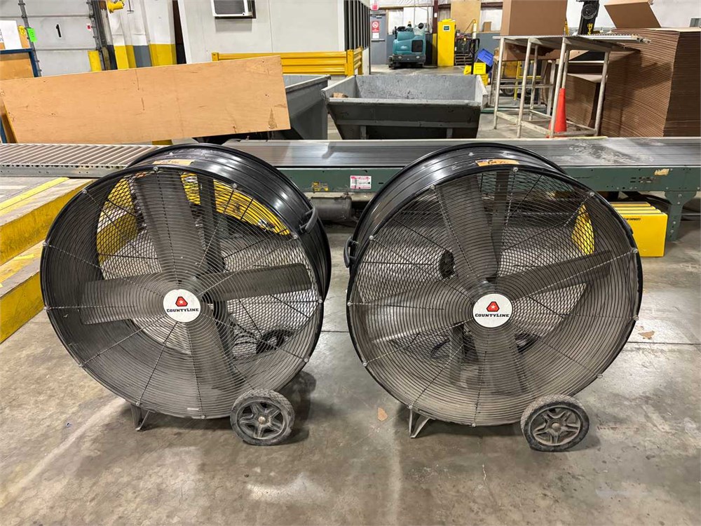 Lot of (2) Shop Fans