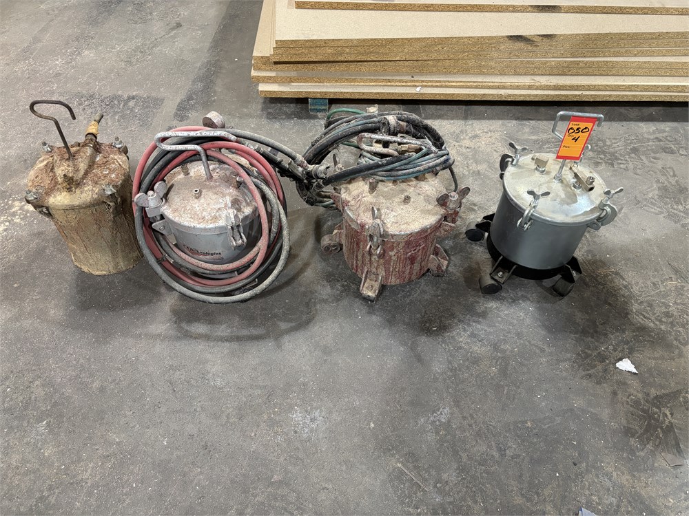 Lot of Pressure Pots (Qty 4)