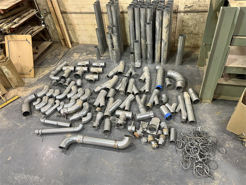 Lot of "Nordfab" Quick Connect Dust Collection Ducting