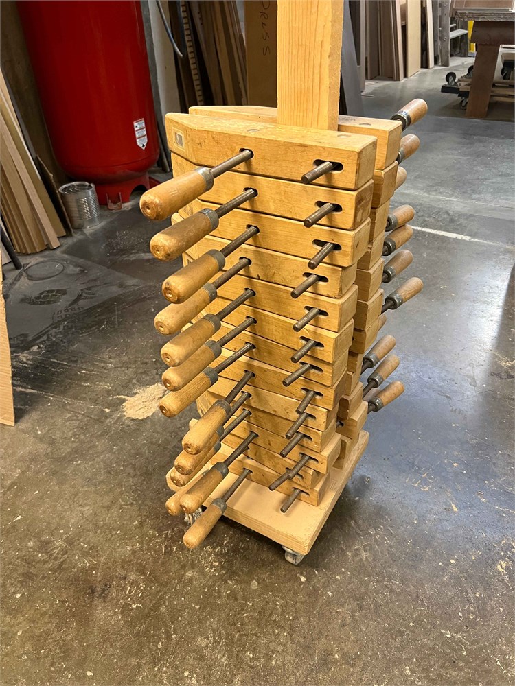 Wood screw clamps