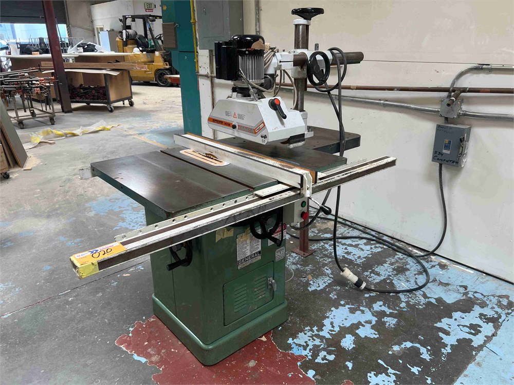 General "350" Table Saw & Steff Power feeder