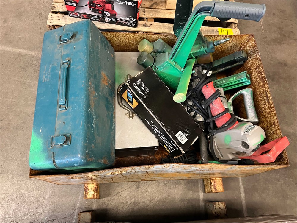 Steel Box with Misc. Tools