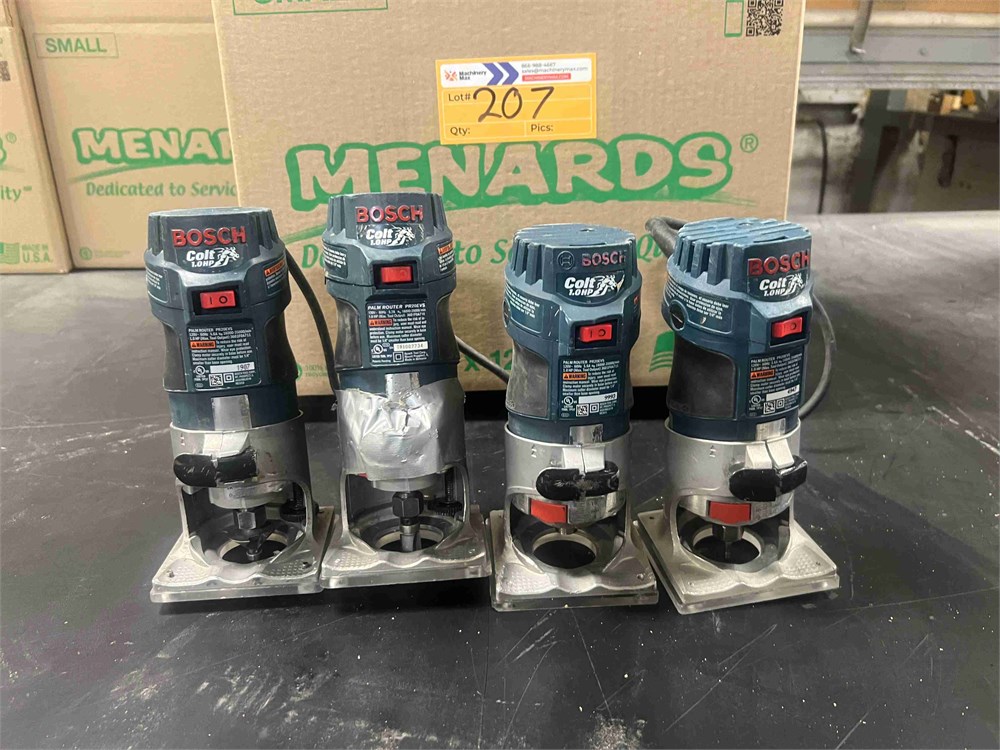 Bosch Trim Routers Qty. (4)