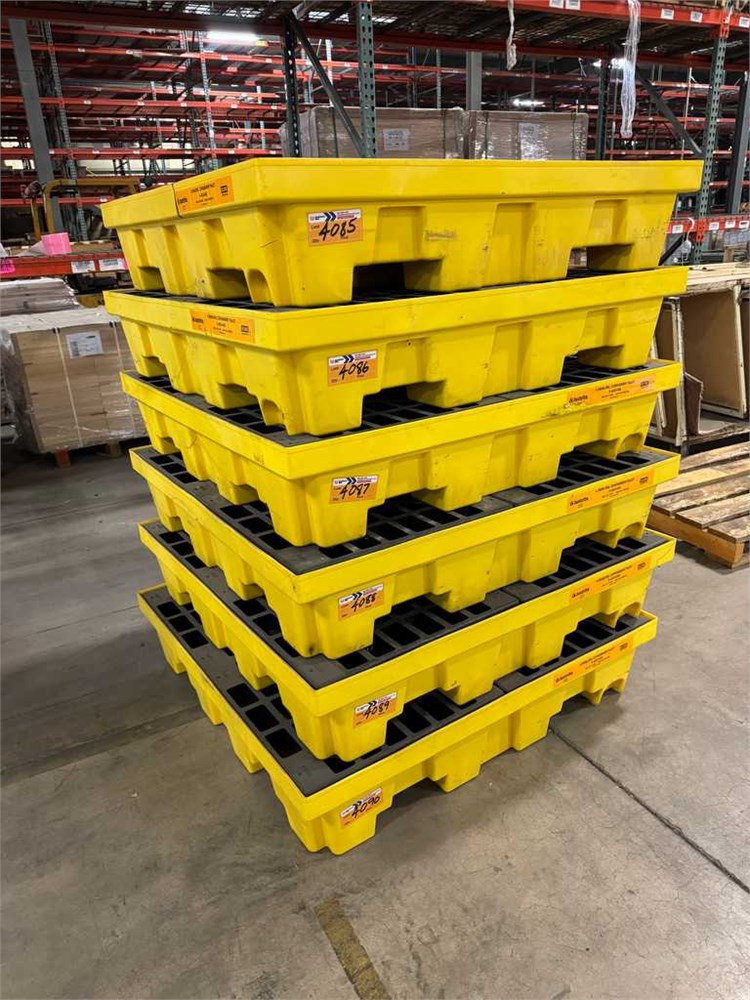 Lot of (1) Justrite Drum Spill Pallet