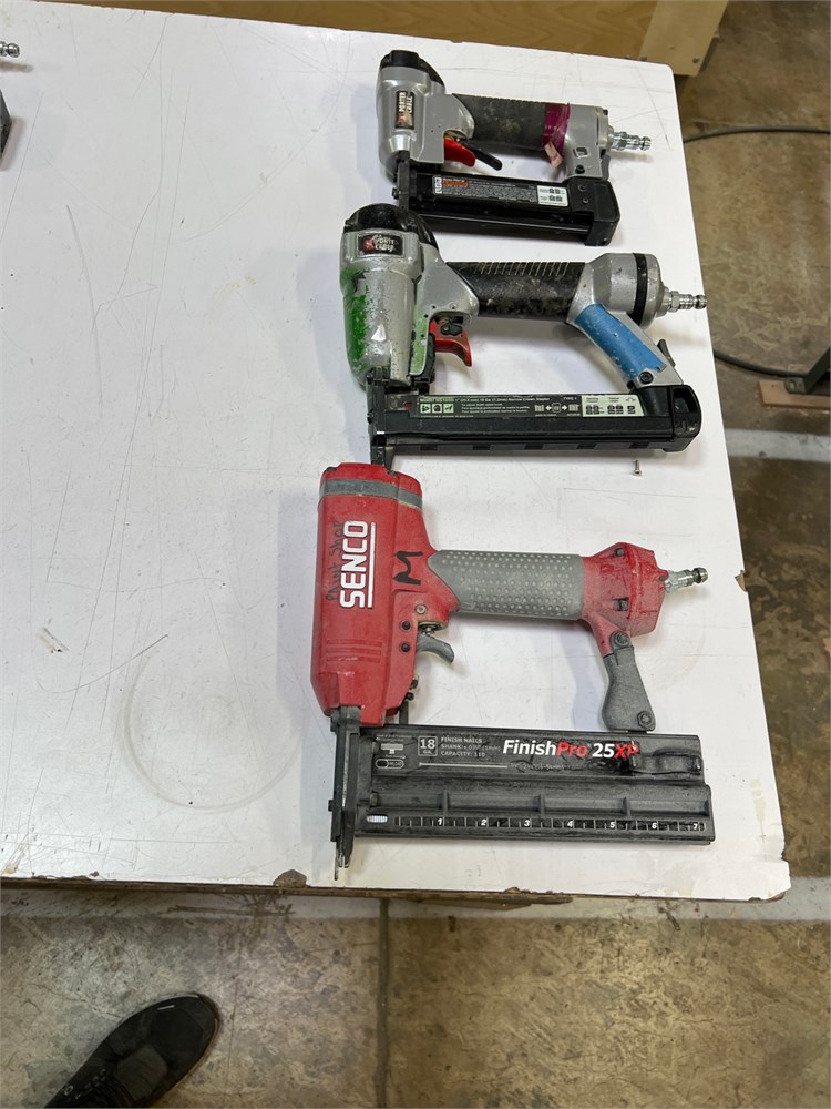 Three (3) Pneumatic Nailers