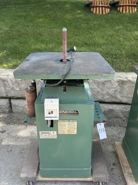 General Intl "15-020" Spindle Sander, 1hp, 115/230v - Wallenstein, ON