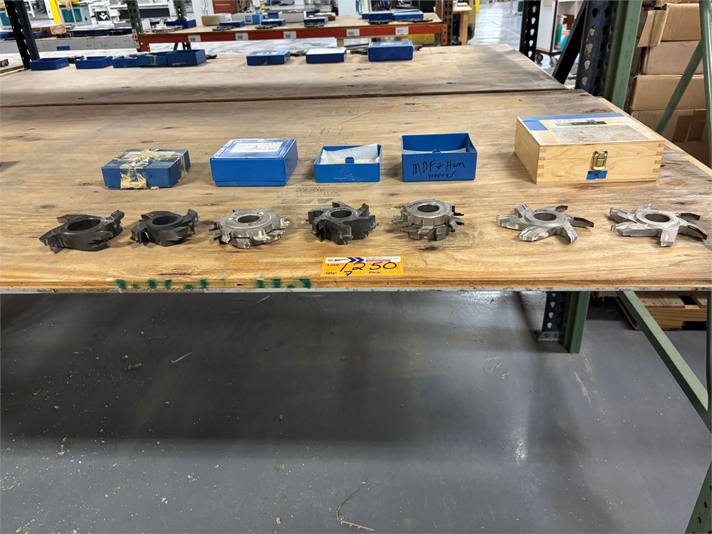 Lot of Cutter Heads - Qty (7) - as pictured
