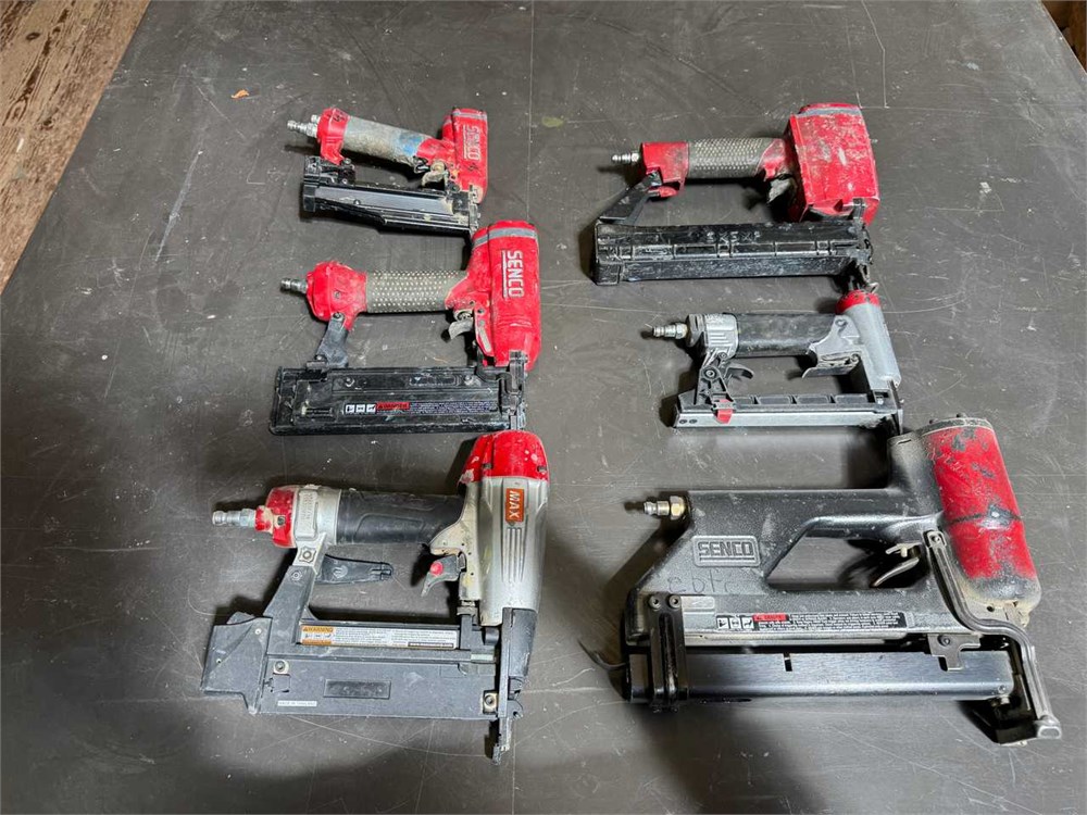 (6) Senco Pnuematic Nailers