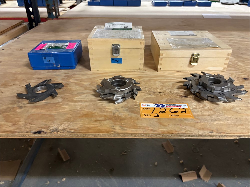 Lot of Cutter Heads - Qty (3) - as pictured