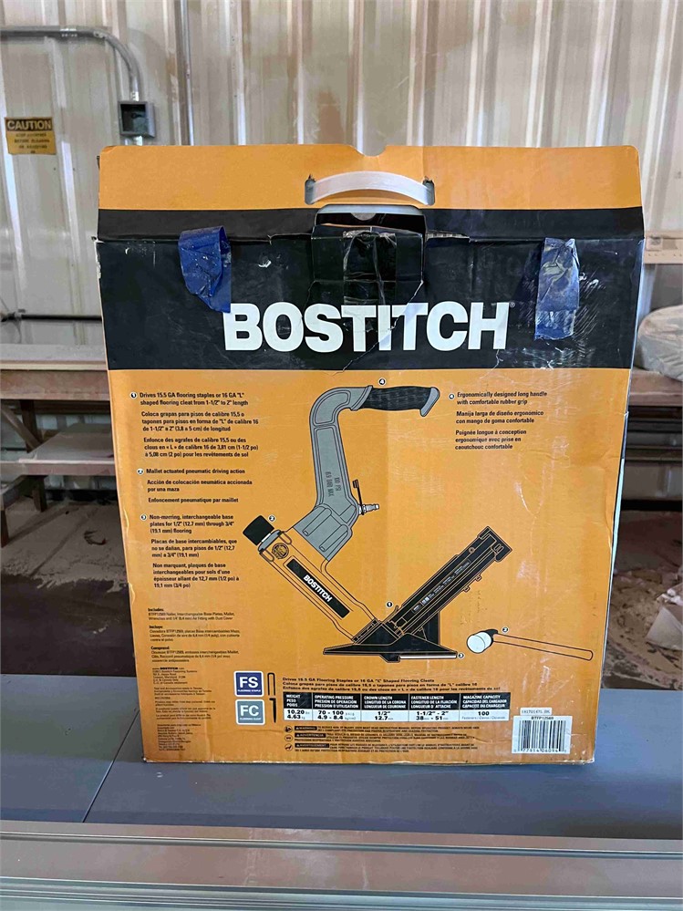 Bostitch Pneumatic Flooring Nailer with Case