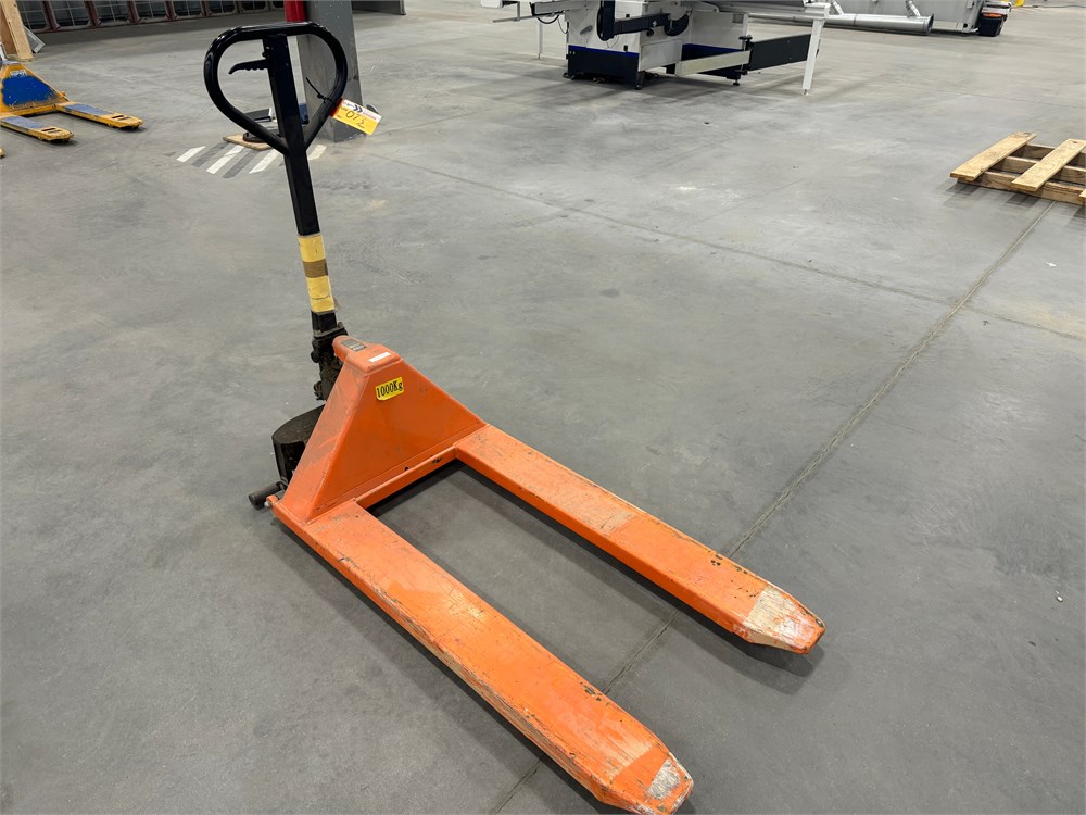 Orange Pallet Jack