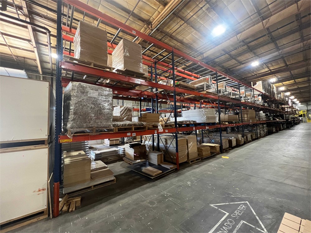 Pallet racking 5 sections