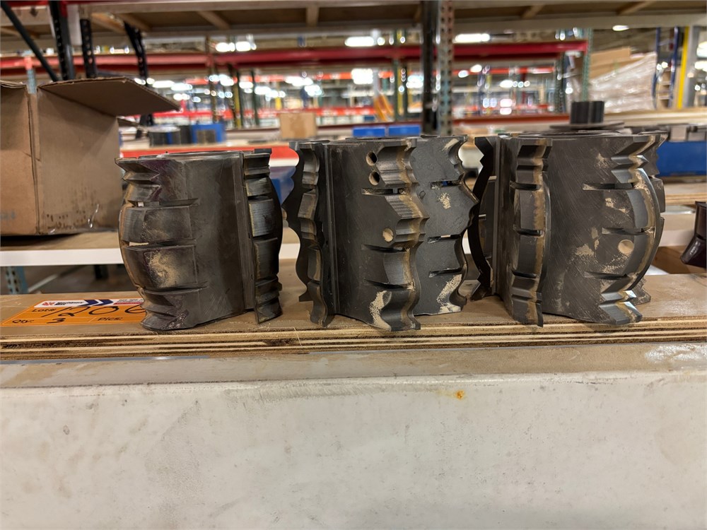 Lot of Cutter Heads - Qty (3) - as pictured