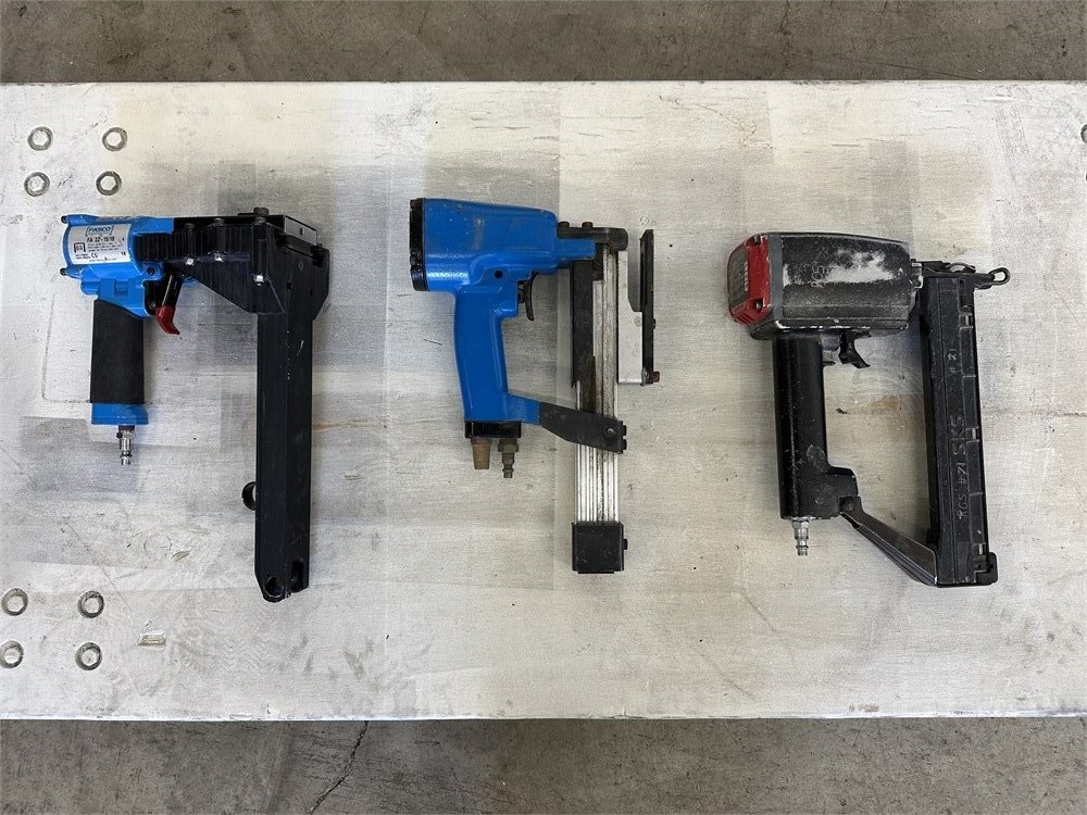Three (3) Pneumatic Staple Guns