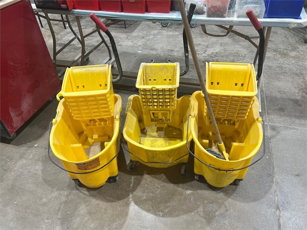 Rubbermaid Mop Buckets - Qty (3)
