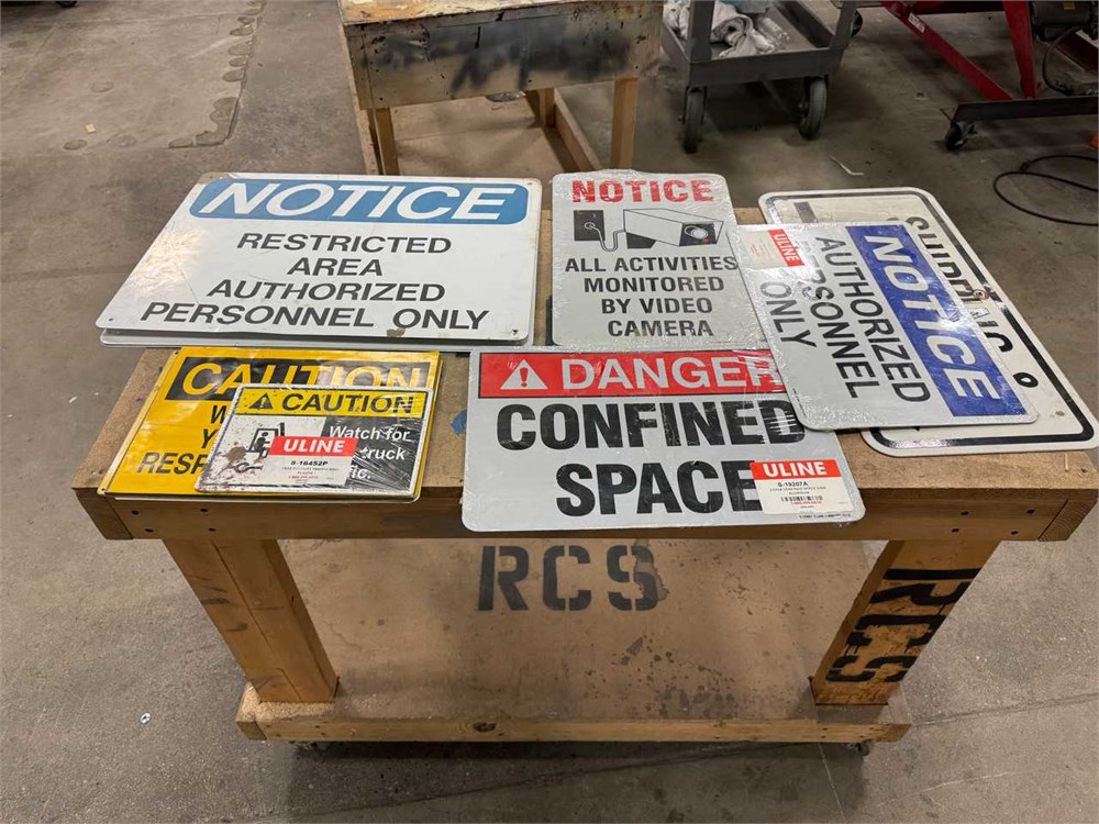 Shop Signs - As Pictured