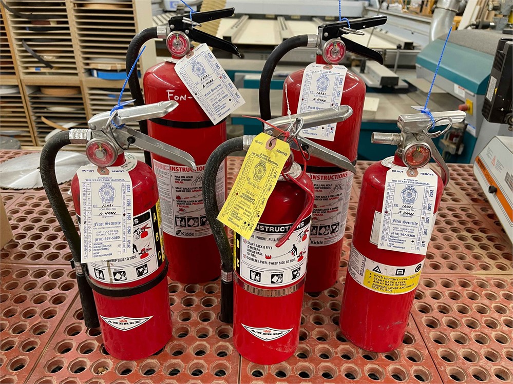 Five (5) Fire Extinguishers