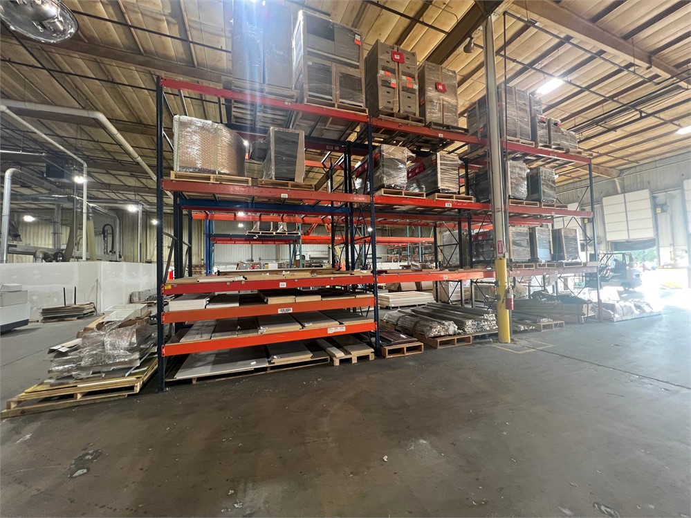 Pallet racking 3 sections