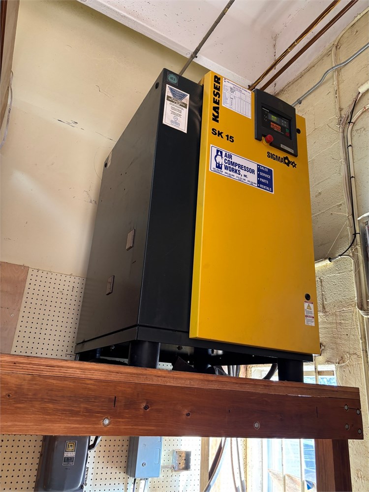 Kaeser "SK15" Rotary Screw Air Compressor