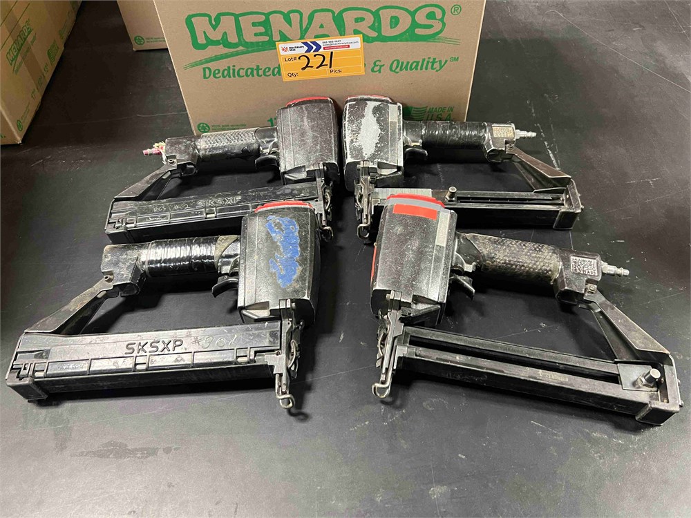 Senco Pneumatic Staple Guns Qty. (4)