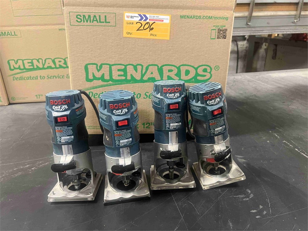 Bosch Trim Routers Qty. (4)