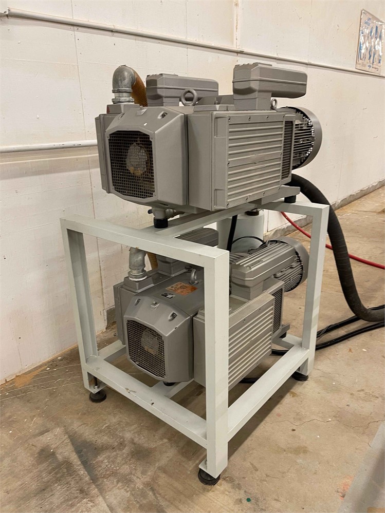 Two (2) Becker "VTLF-250" Vacuum Pumps with Stand